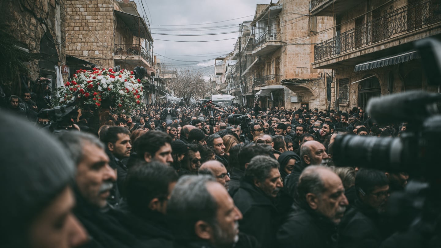 Funeral for 3 Lebanese Killed in Israeli Strike