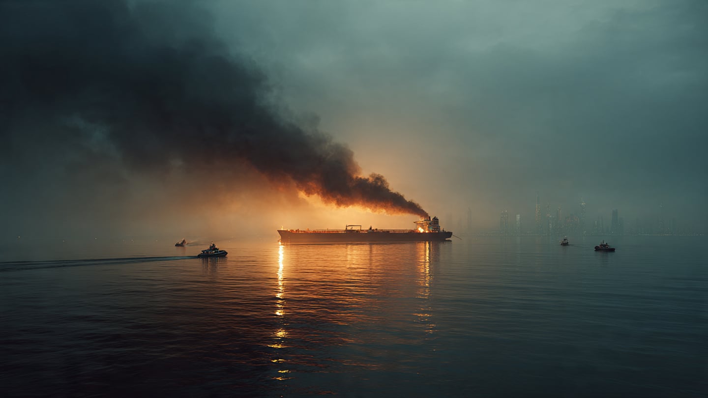 Kuwaiti Oil Tanker Hit Off Dubai Amid Iran Tensions