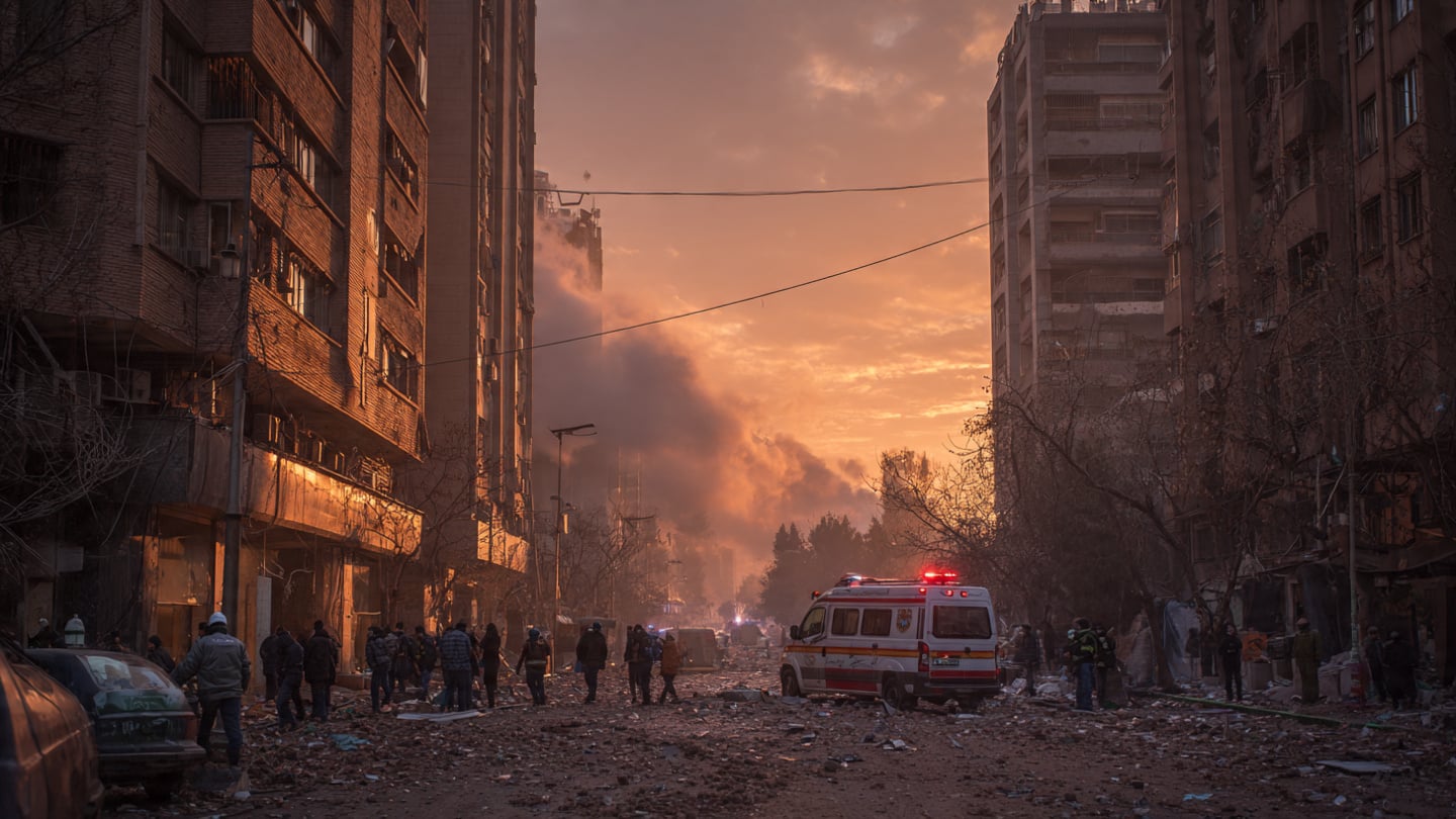 Tehran Airstrikes Hit University and Homes Hard